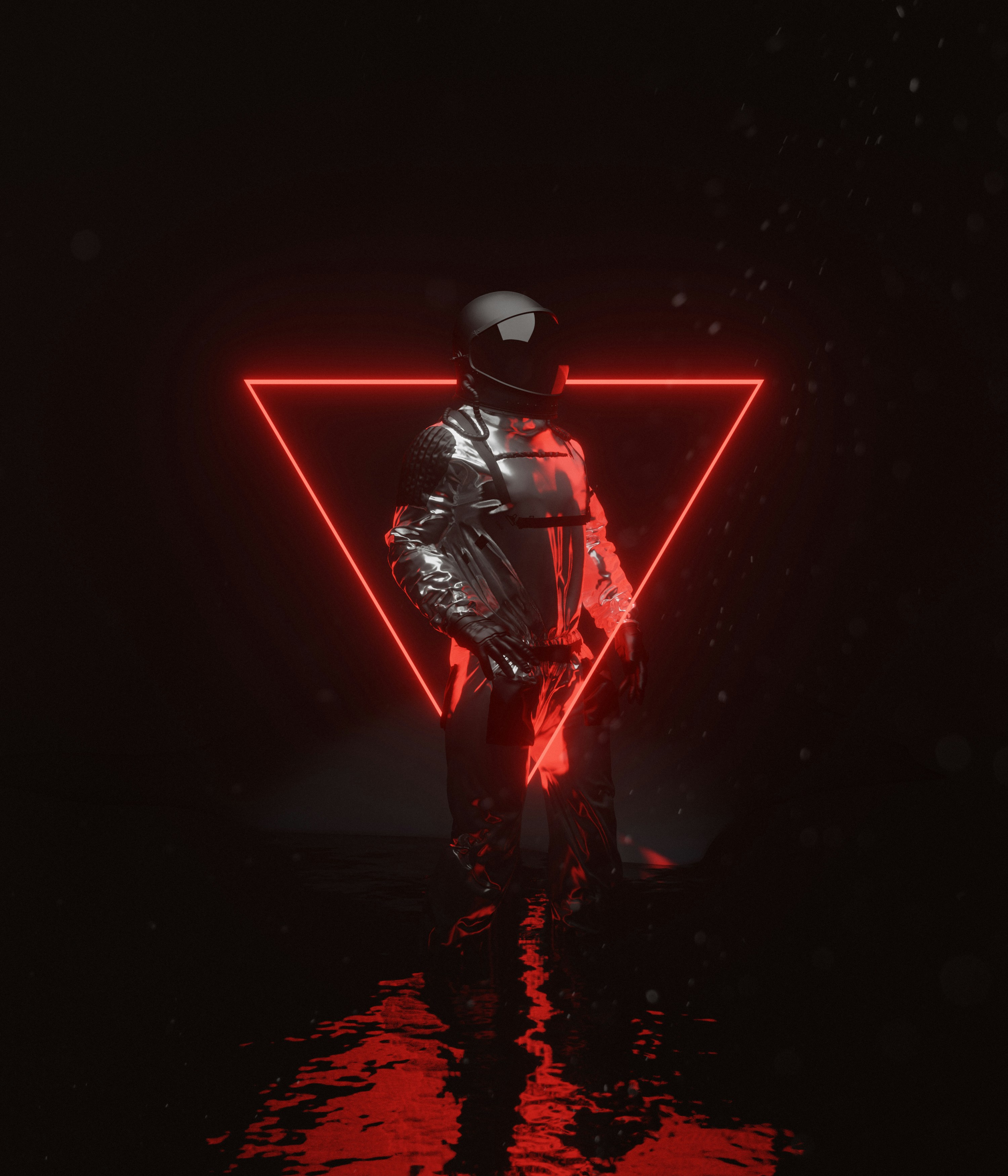 a person in a space suit